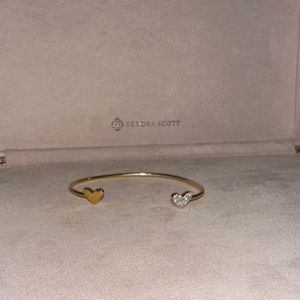 Kendra Scott pavé heart cuff